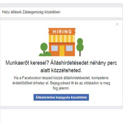 Magyarországon is elérhető a Facebook álláshirdető funkciója